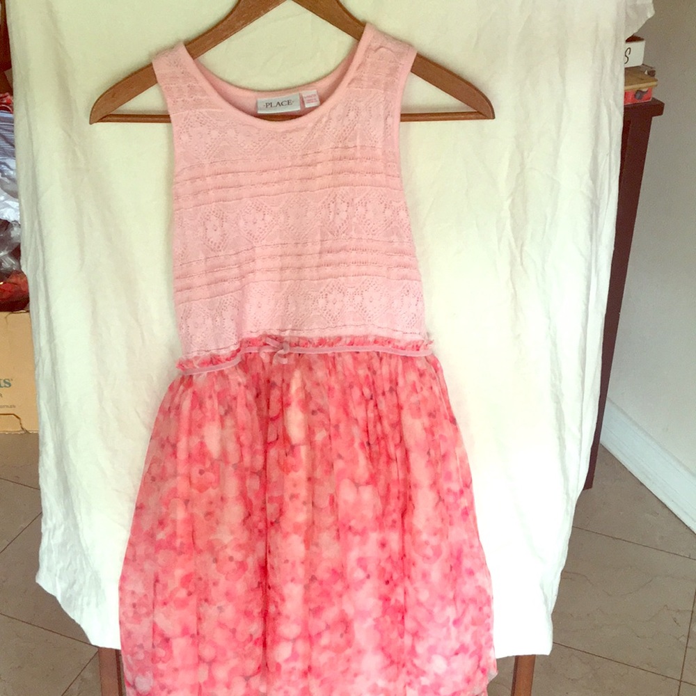 Kids pink dress